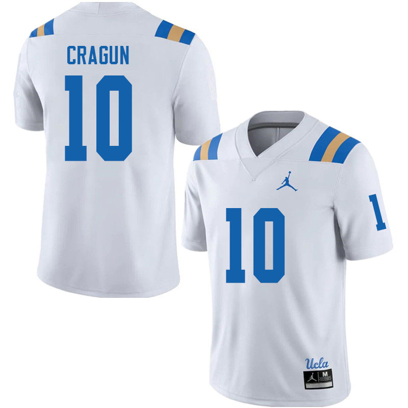 Jordan Brand Men #10 Ryan Cragun UCLA Bruins College Football Jerseys Sale-White - Click Image to Close